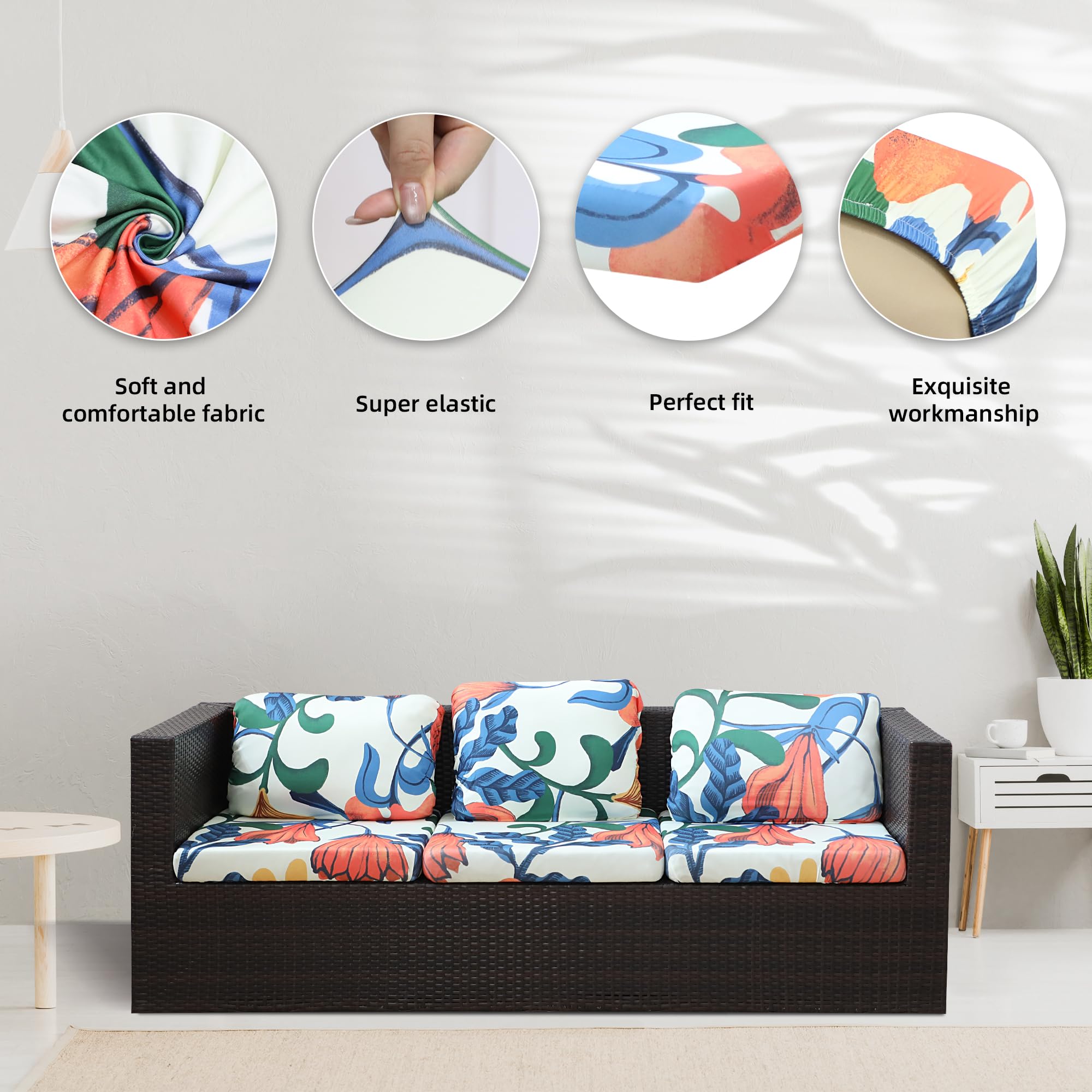 BIETYONE cushion on patio sofa showing immediate style update and protection
