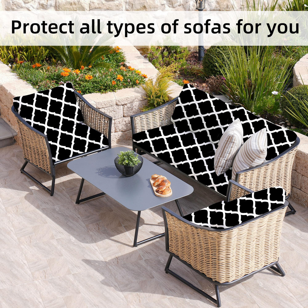 BIETYONE elastic cover stretched over cushion showing snug secure fit