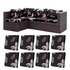 BIETYONE front view of eight cushion covers neatly folded, shows complete set and instant refresh