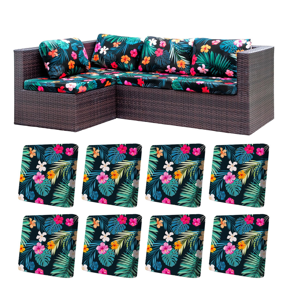 BIETYONE front packaging showing eight outdoor cushion covers, fast curb appeal