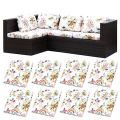 BIETYONE front packaging showing eight outdoor cushion covers and contents benefit protection