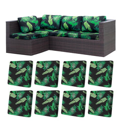 BIETYONE front view of eight cushion covers showing complete set and colors