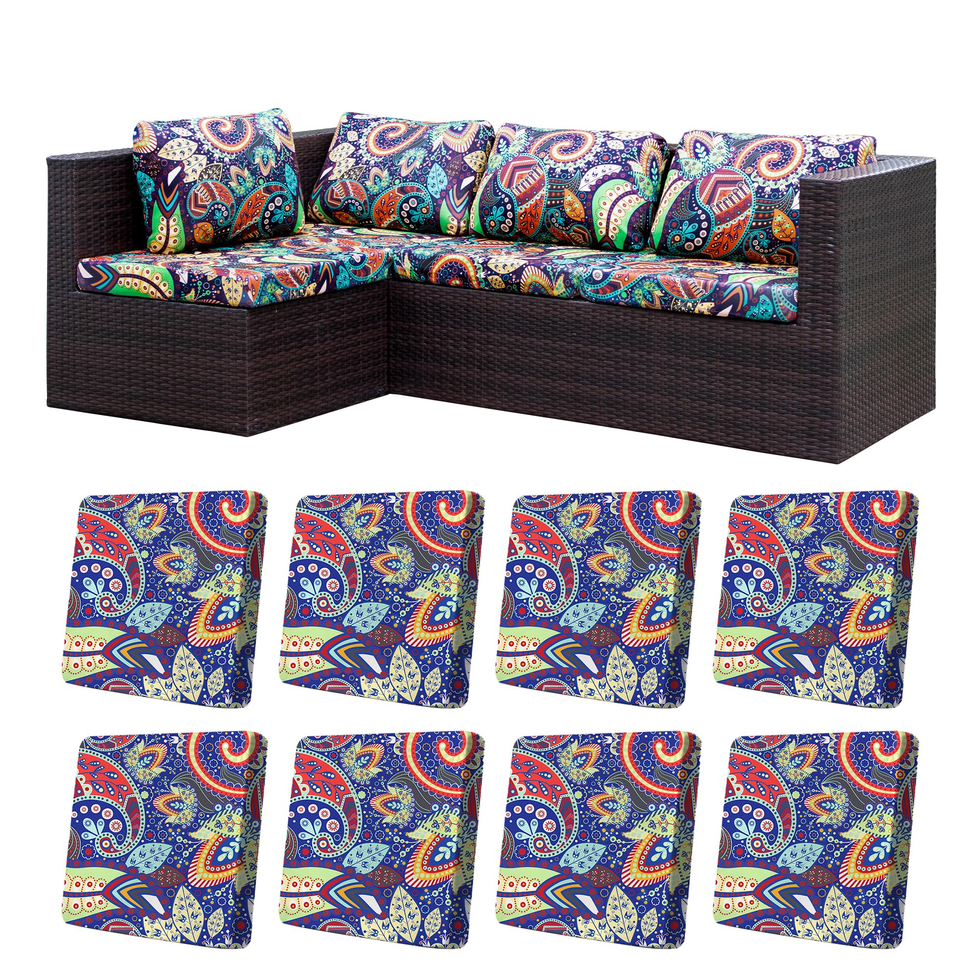 BIETYONE front view on patio sofa shows refreshed seating and curb appeal