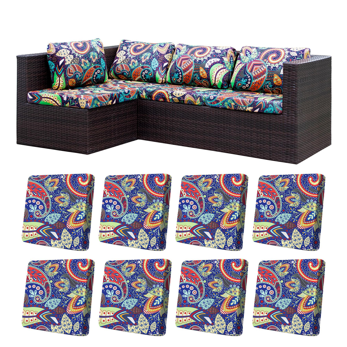 BIETYONE front view on patio sofa shows refreshed seating and curb appeal