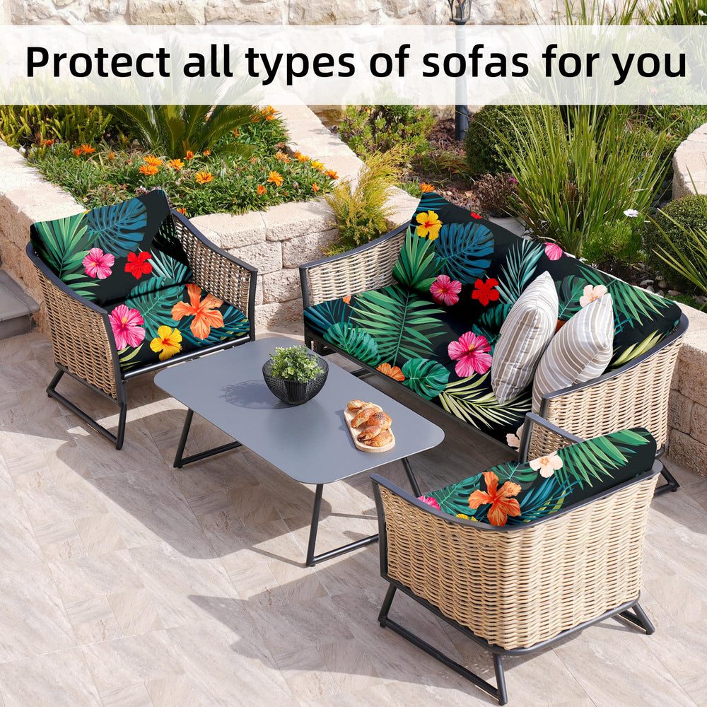 BIETYONE lifestyle garden setting with covers, creates inviting outdoor space