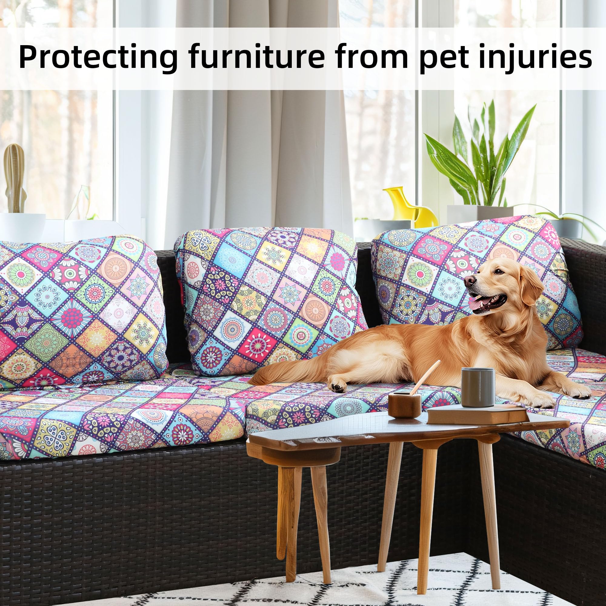 BIETYONE covers on outdoor patio setting showing refreshed, protected seating