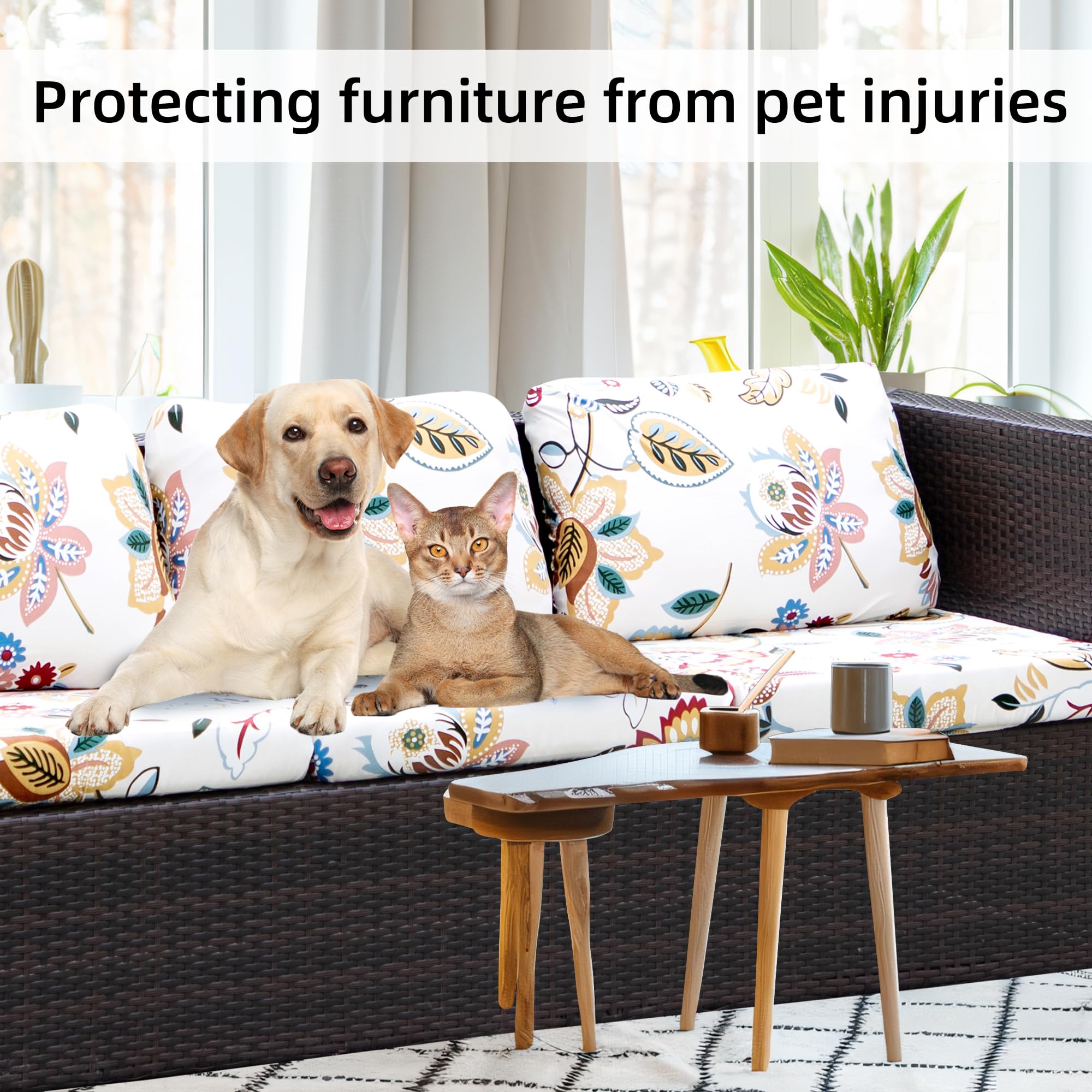 BIETYONE covers on patio evening scene showing coordinated decor and durable outdoor benefit