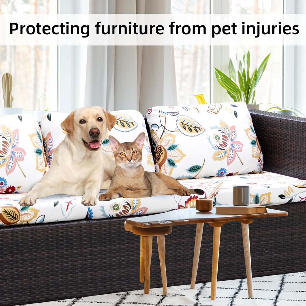BIETYONE covers on patio evening scene showing coordinated decor and durable outdoor benefit