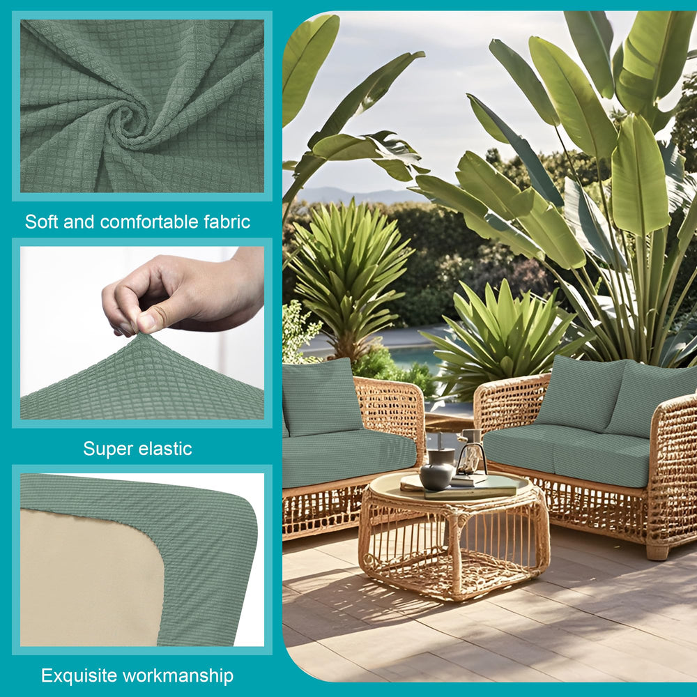 BIETYONE covers installed on patio sofa showing instant style benefit
