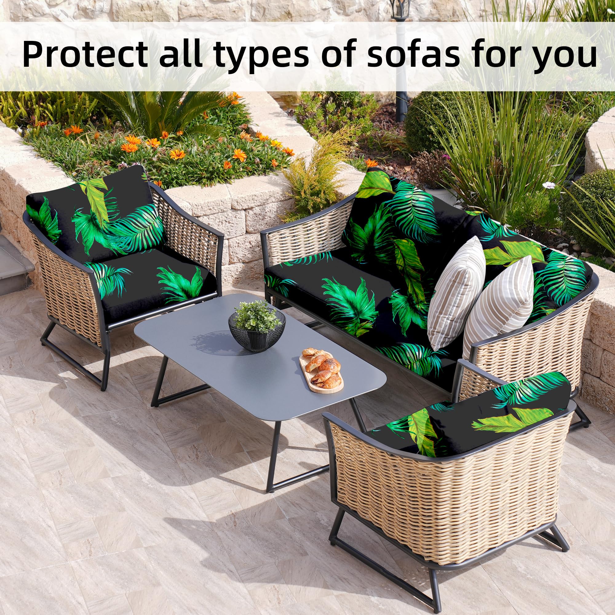 BIETYONE on outdoor patio sofa demonstrating refreshed look and protection