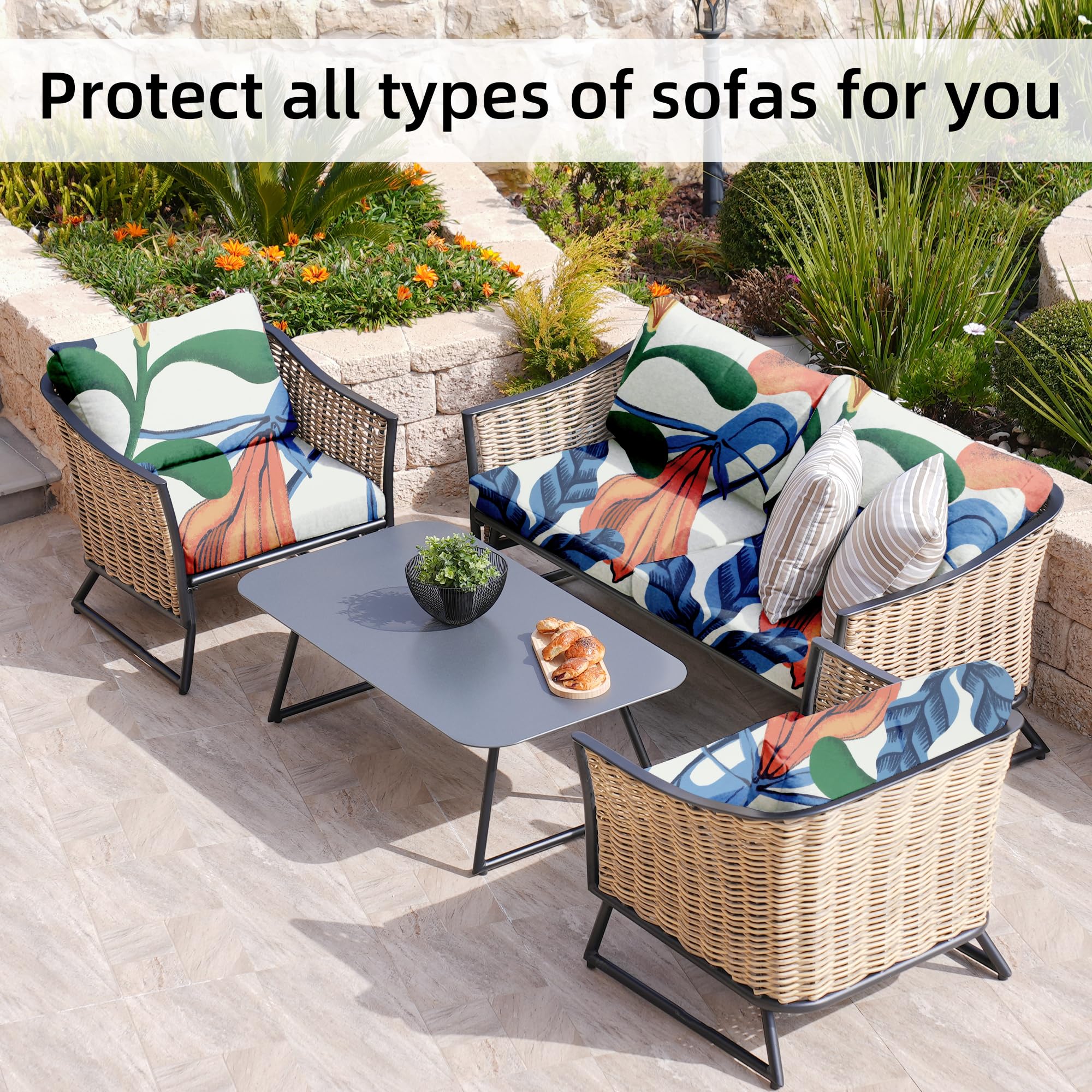 BIETYONE removable cover on cushion inset showing simple removal for washing