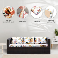 BIETYONE cushion cover next to ruler showing fit range and easy measurement benefit