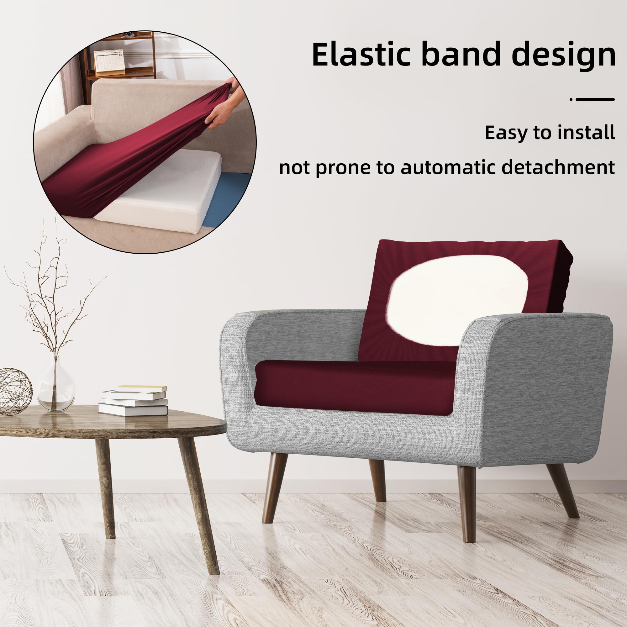 BIETYONE cushion cover beside ruler showing fit for measurement clarity