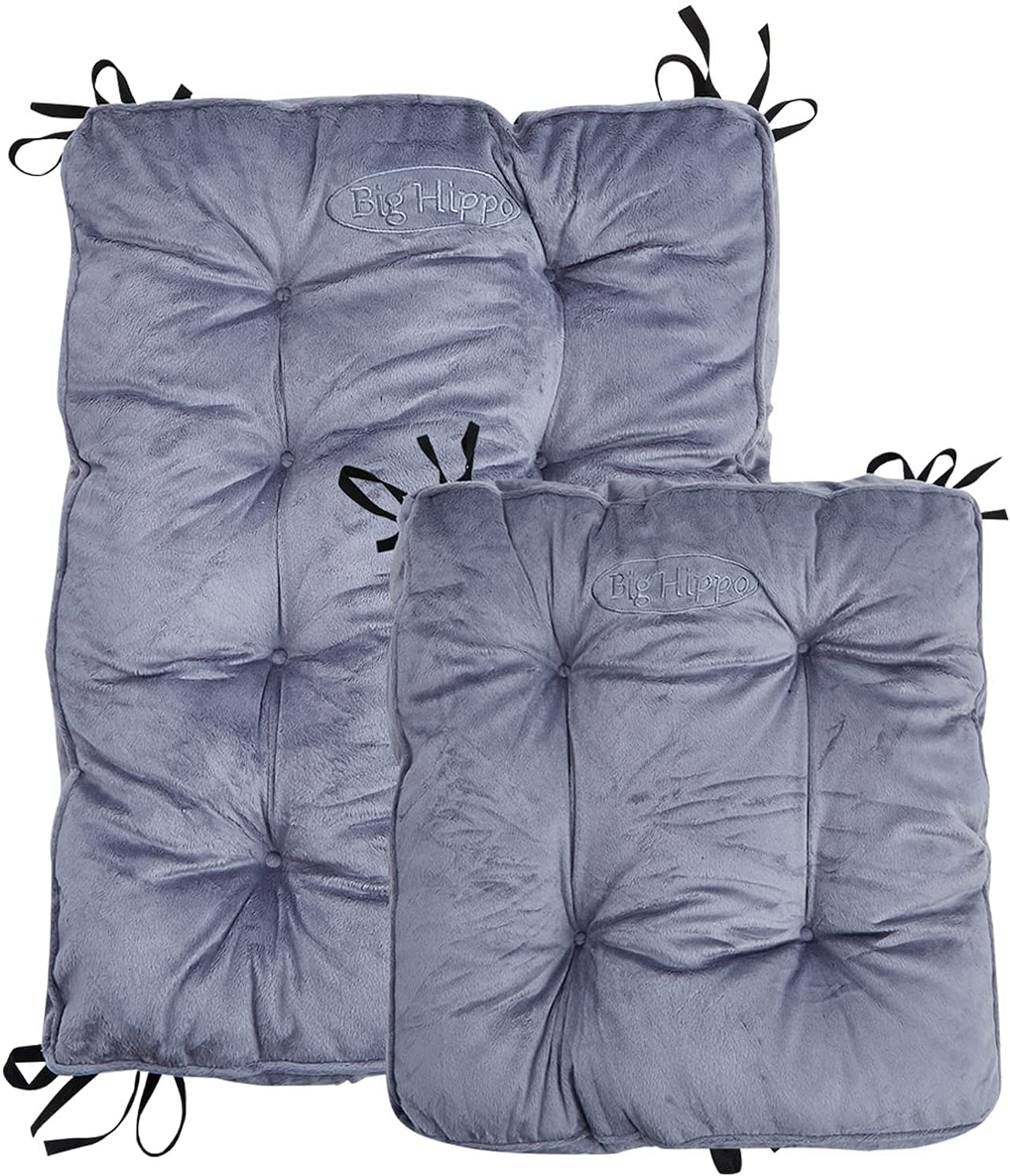Big Hippo close-up tufted velour texture for soft breathable comfort