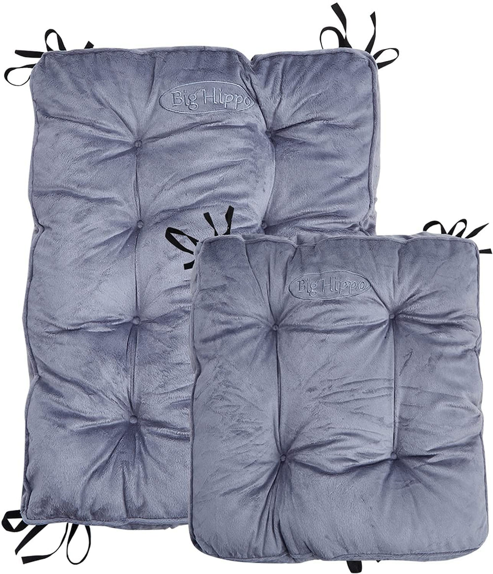 Big Hippo close-up tufted velour texture for soft breathable comfort
