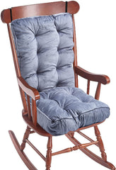 Big Hippo front view of grey cushion set showing plush look and fit