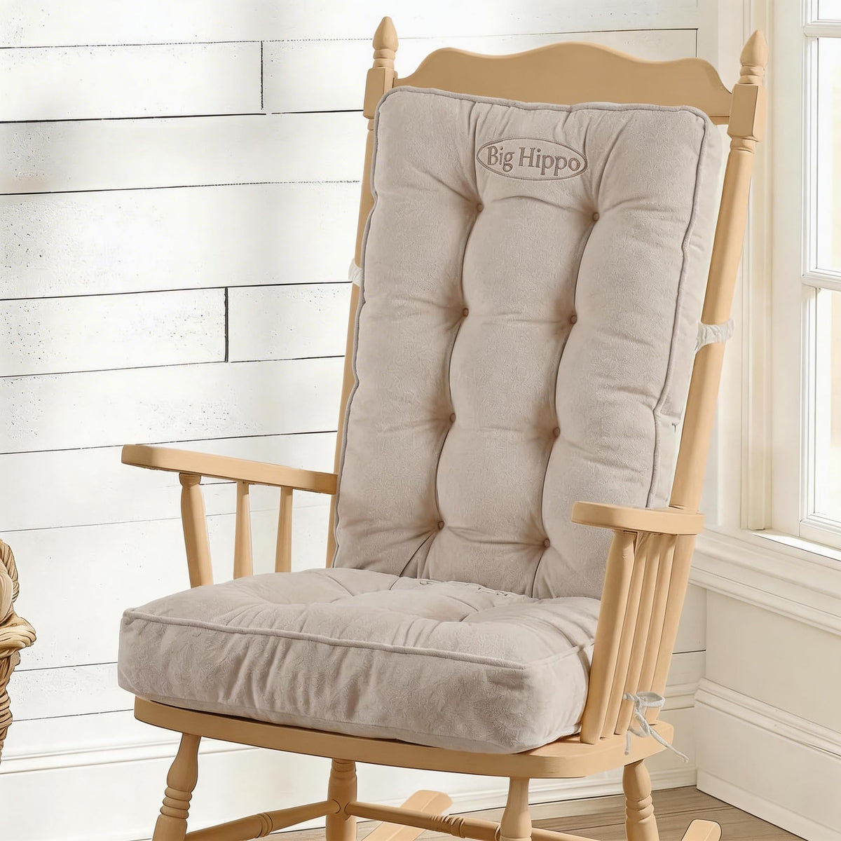Big Hippo front view cushion set shows plush comfort and supportive fit