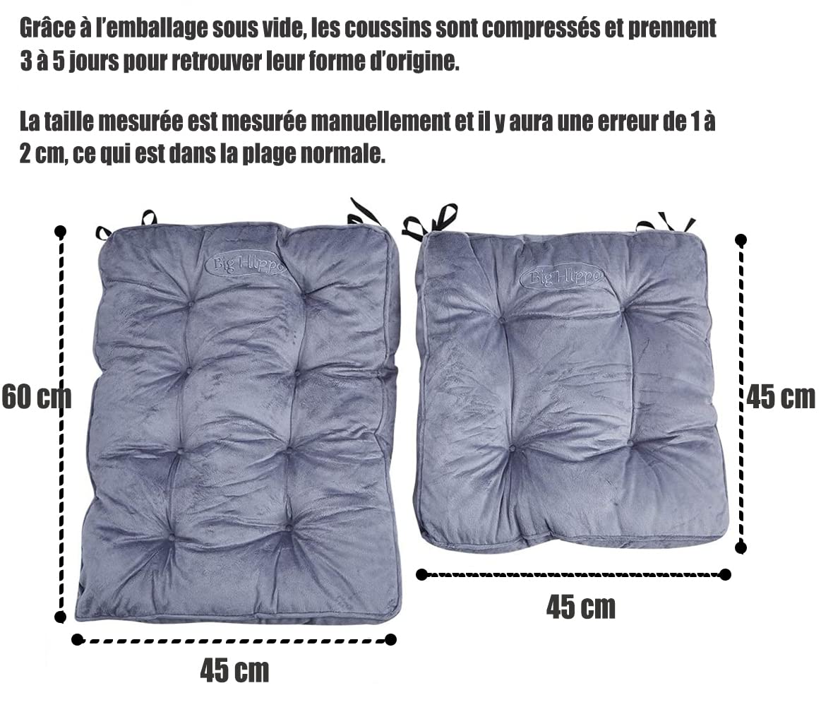 Big Hippo seat and back cushions installed on wooden glider offering support