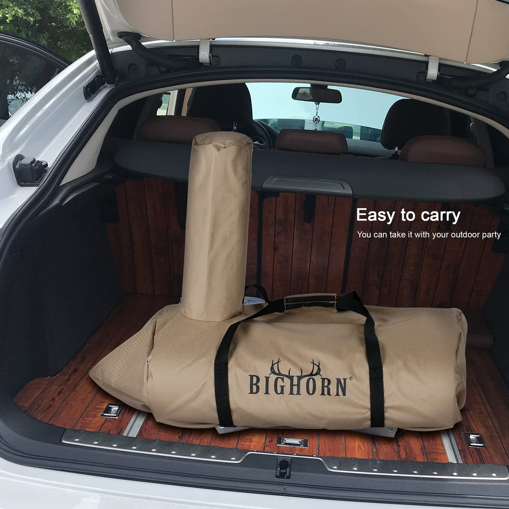 BIG HORN stitching and label detail highlighting reinforced seams benefit