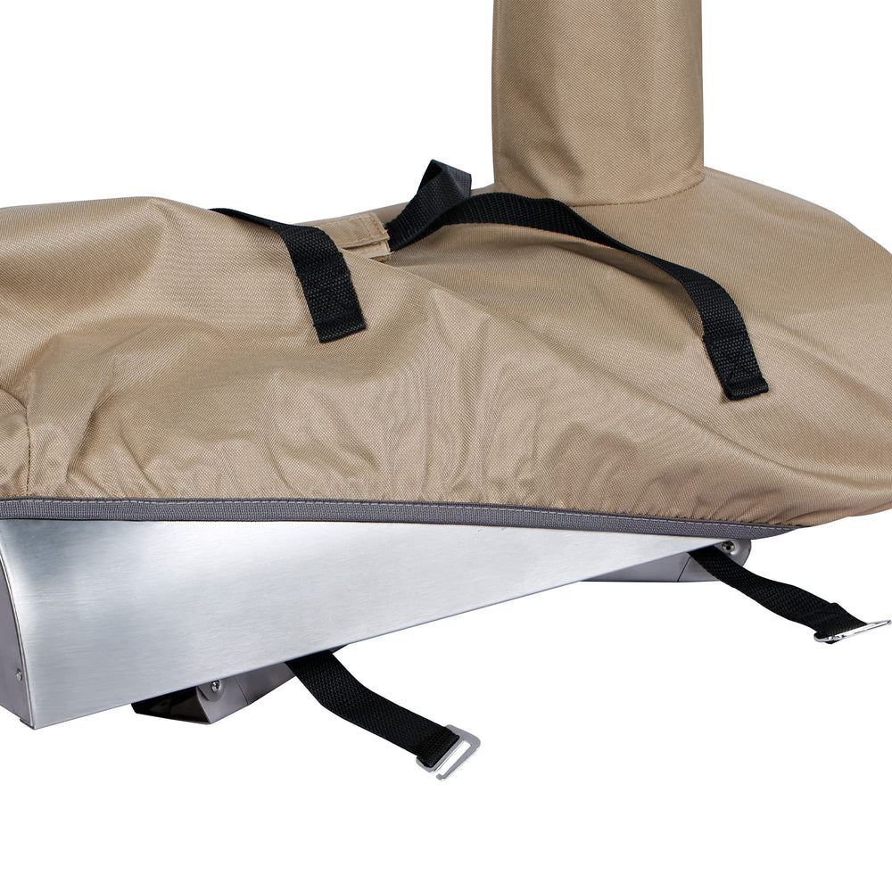 BIG HORN cover beside ruler showing size fit for compact ovens
