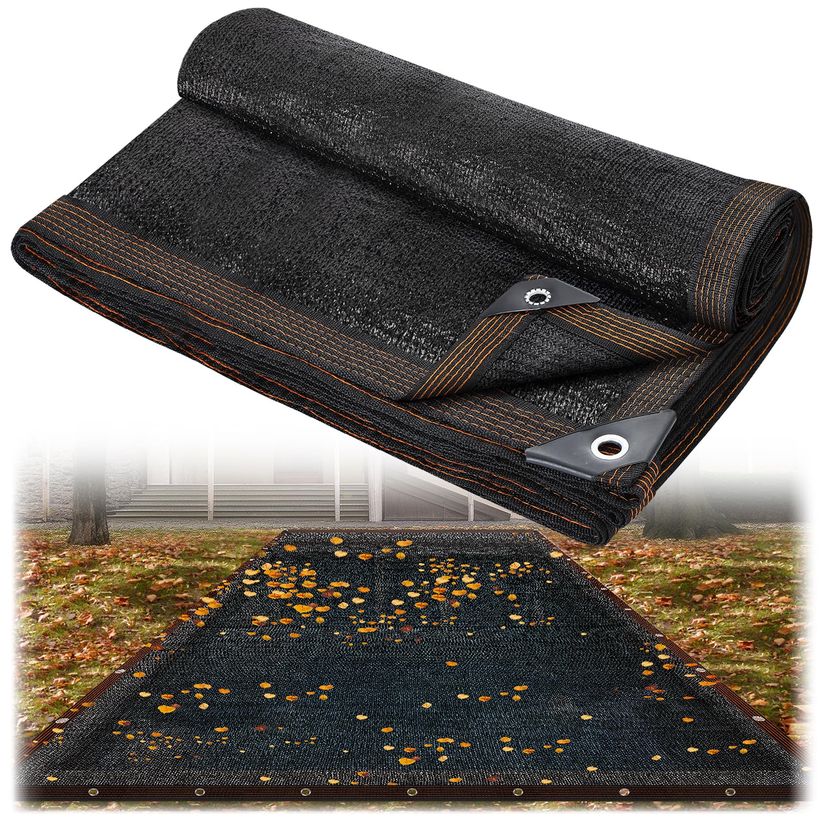 Biggun front view of cover on rectangular pool showing debris protection