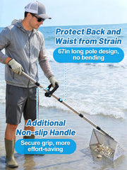 Biggun stainless steel tines closeup highlighting durable rust-resistant benefit