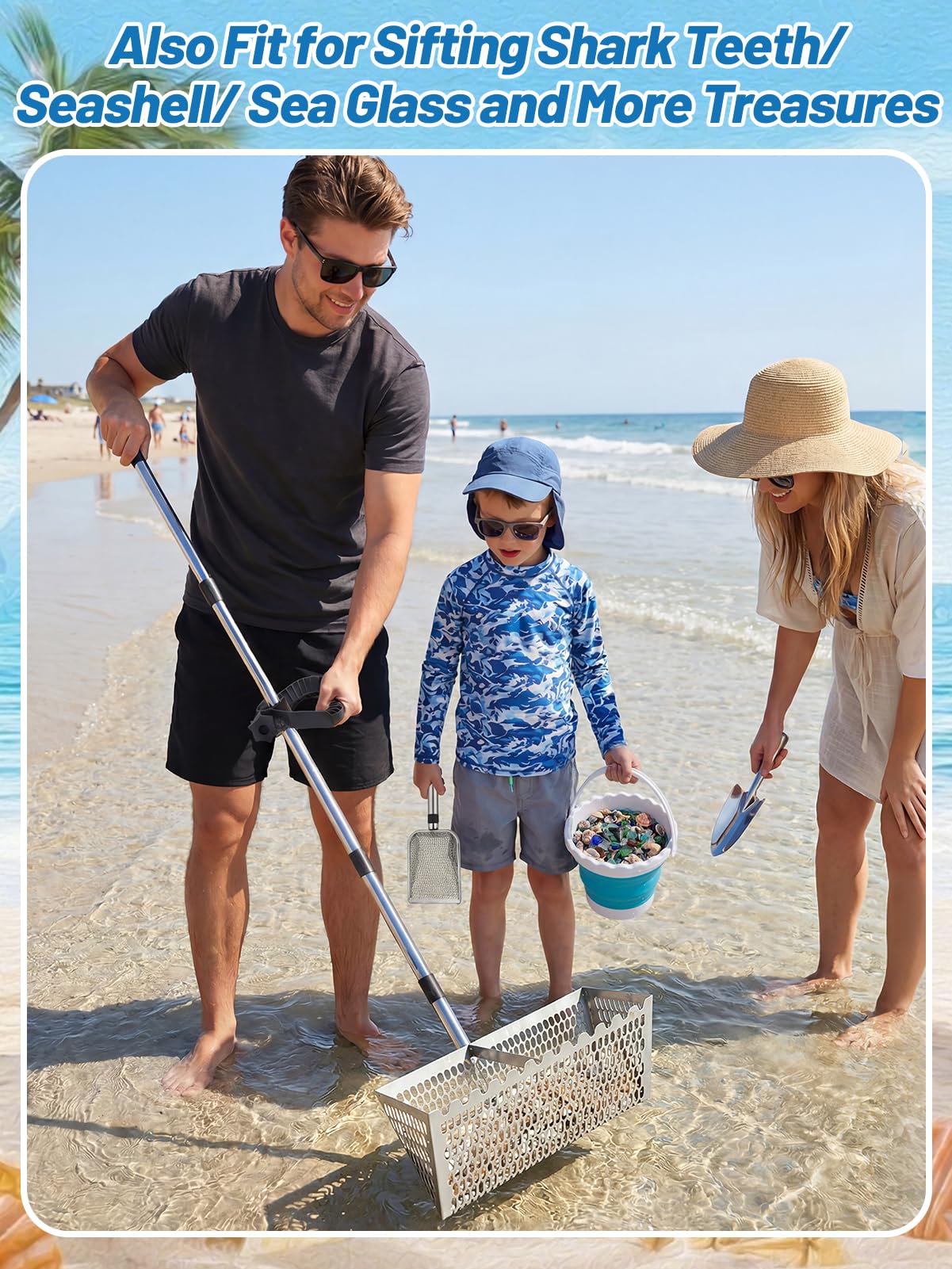 Biggun tools in use at the beach speeding up treasure recovery