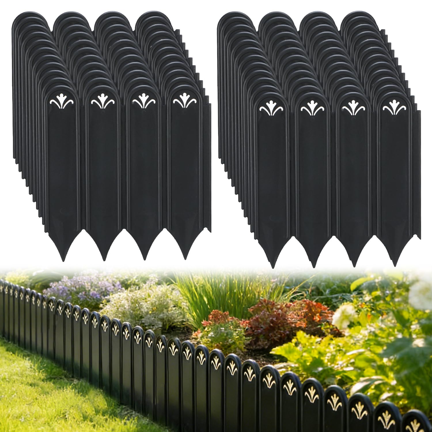 Bigmeta product front view showing complete 15ft border kit and benefits