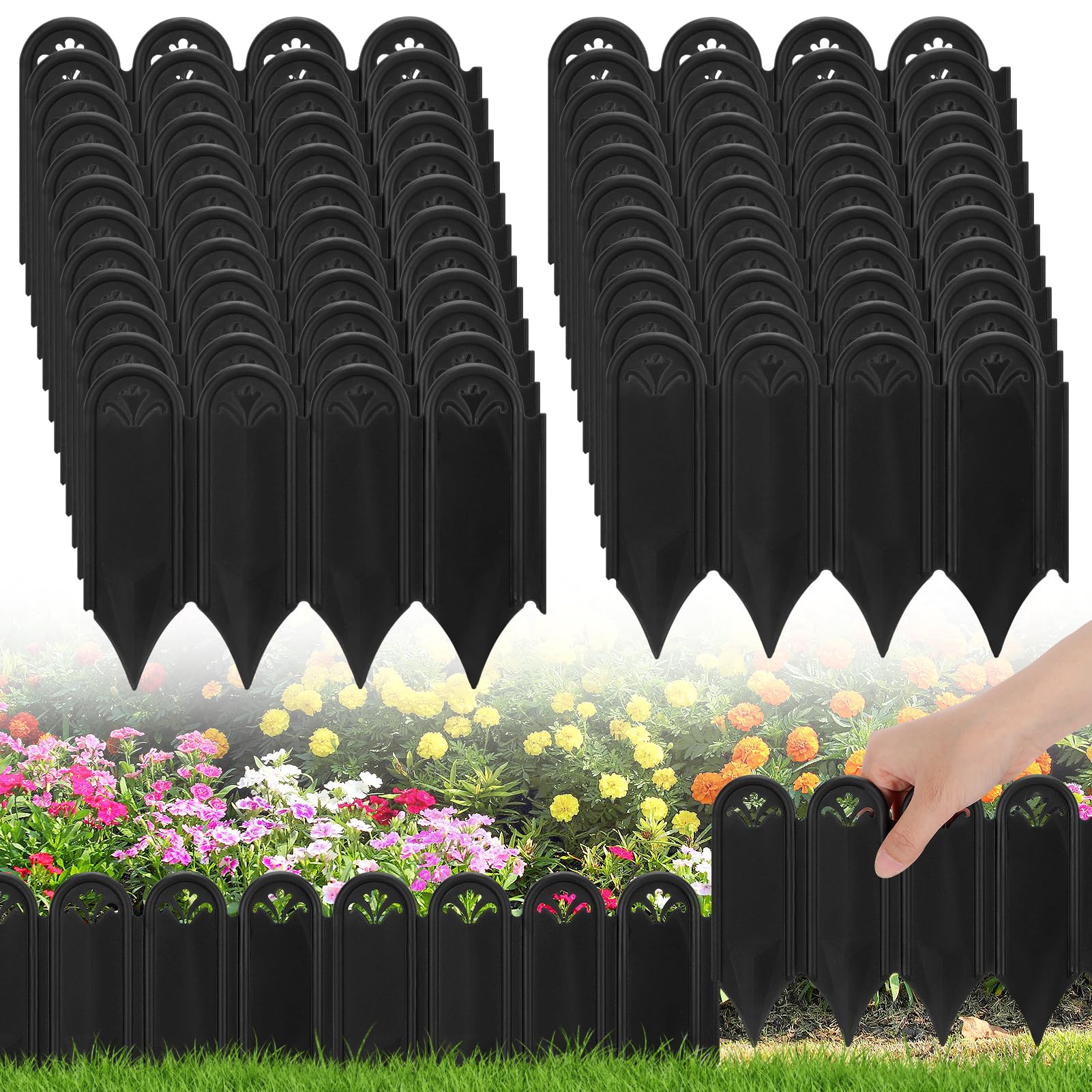 Bigmeta front packaging showing the full 15ft edging set and benefits