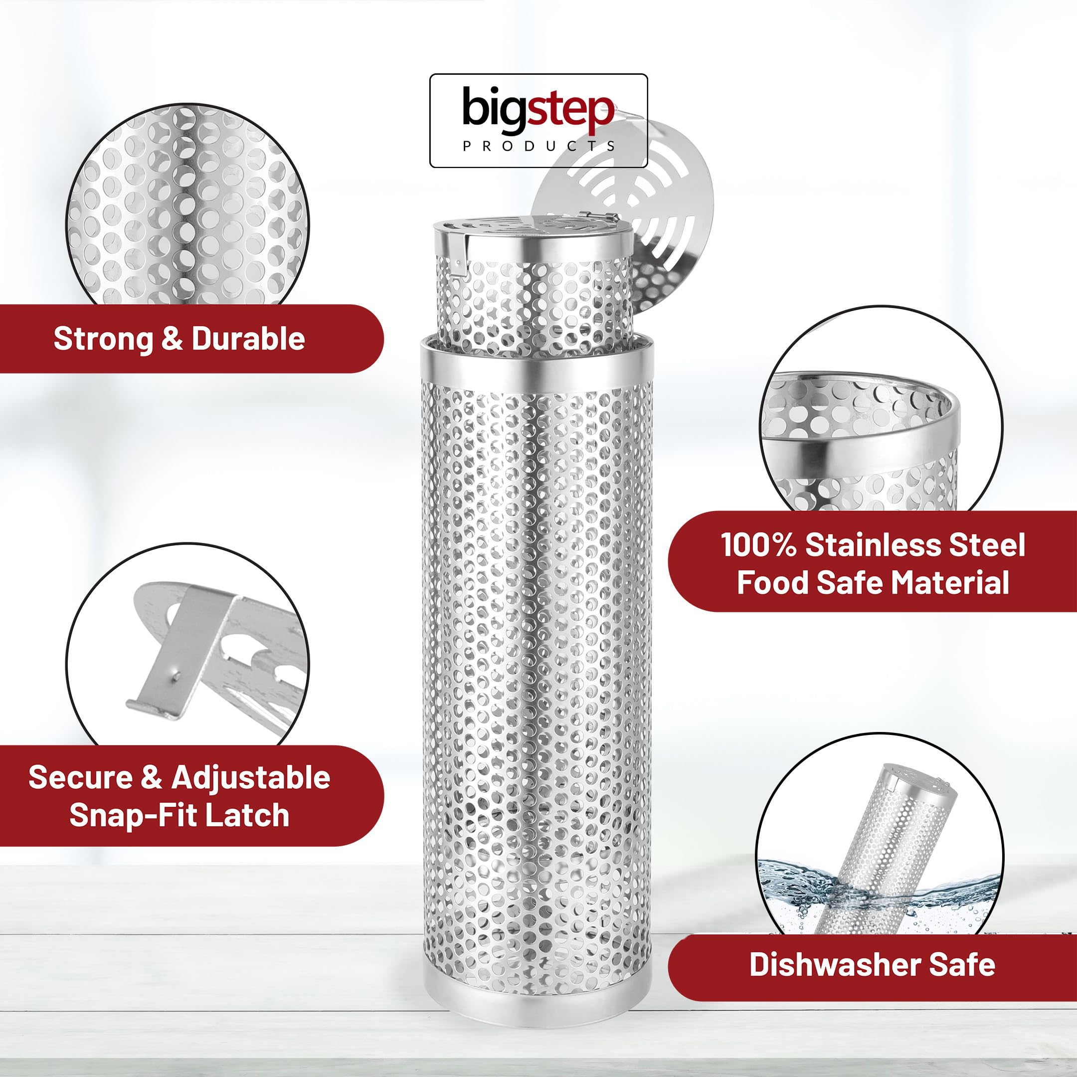 BigStep L and XL baskets side-by-side showing capacity difference for family meals
