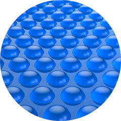 BigXwell 18ft round cover front view showing full coverage and solar benefit