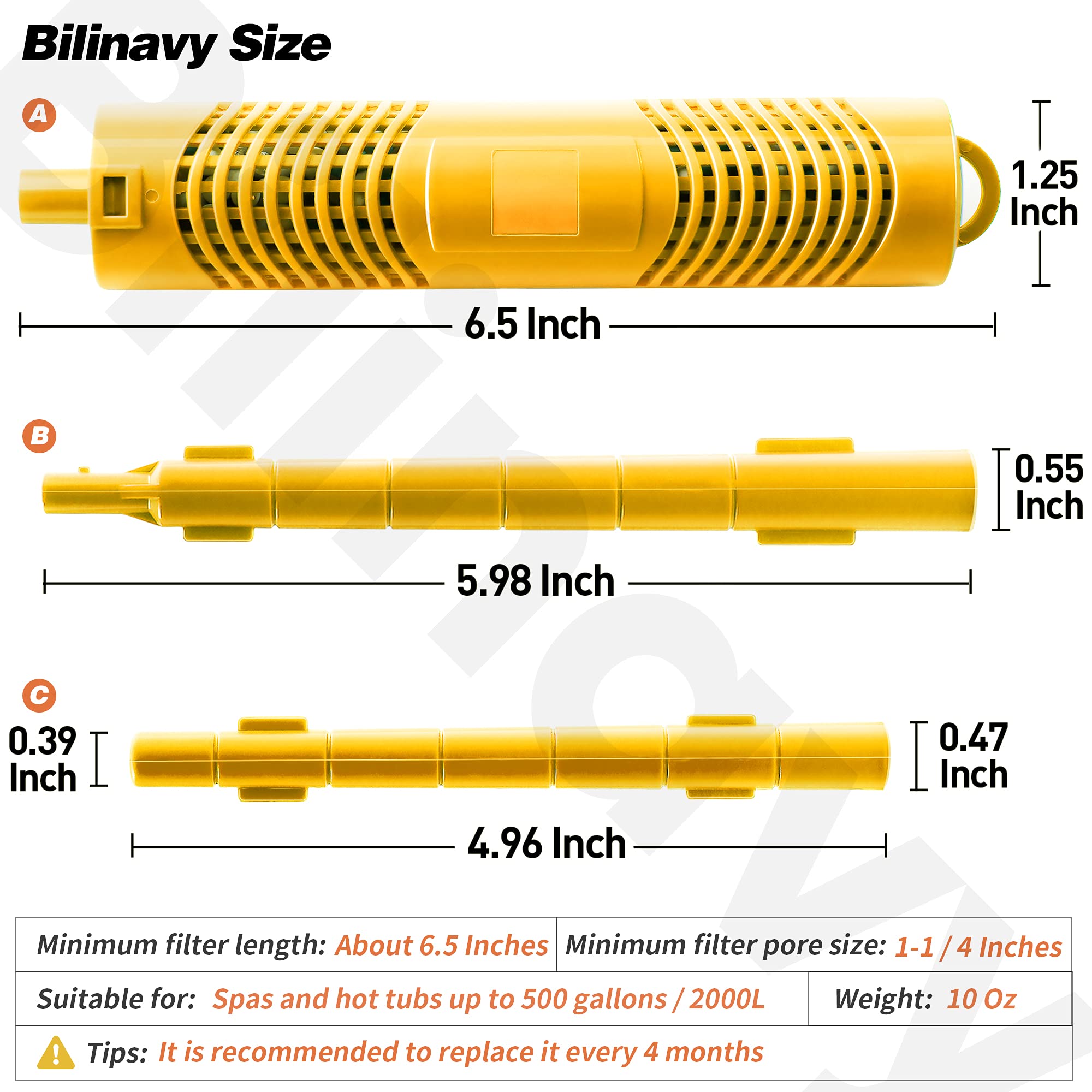 Bilinavy close-up texture of mineral stick showing granular surface benefit