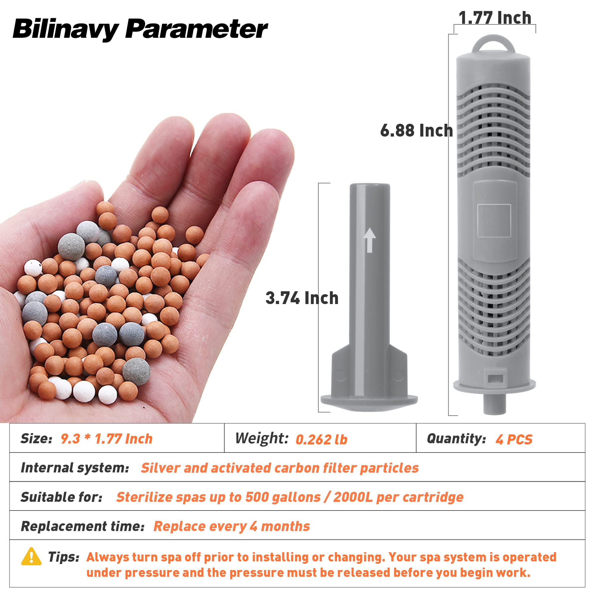 Bilinavy instruction manual and cartridge laid out showing simple installation