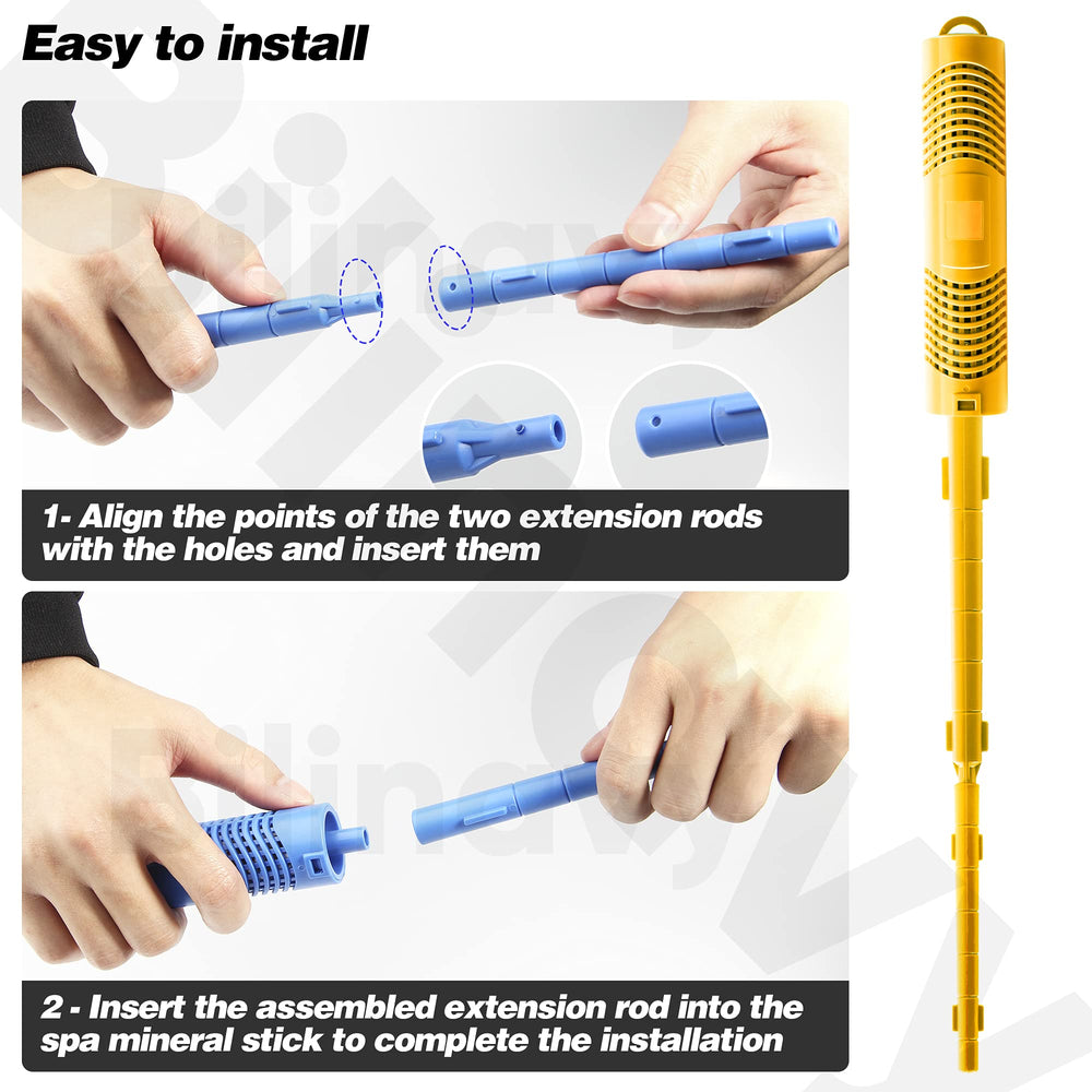 Bilinavy stick beside a ruler showing correct size for compatible filters
