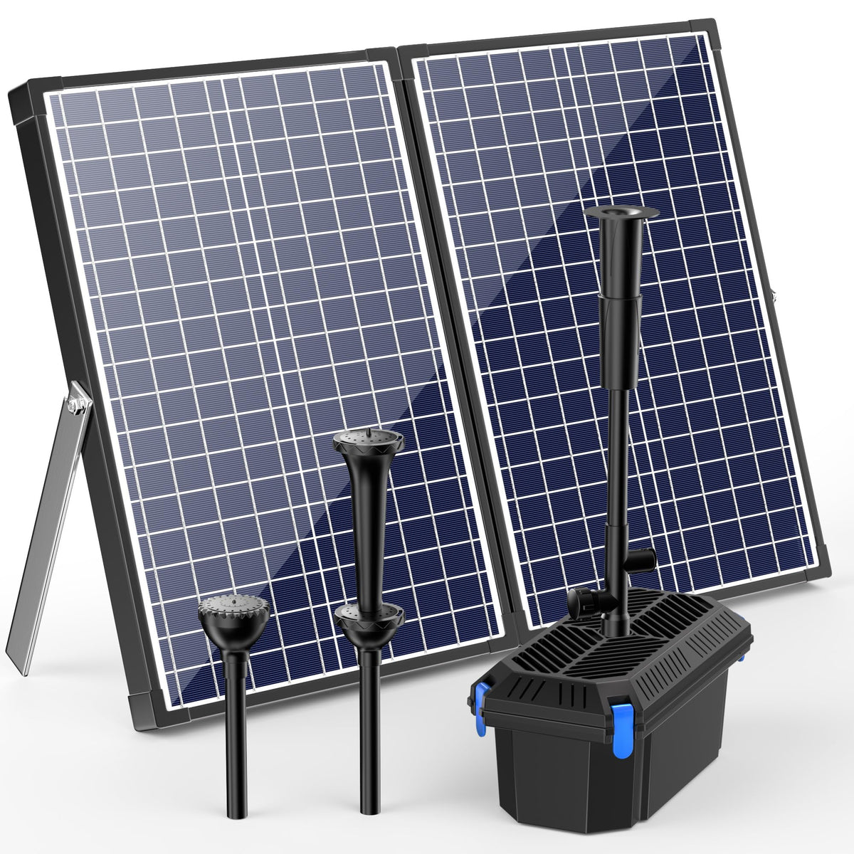 Biling front packaging and complete kit showing benefits of ready-to-use setup