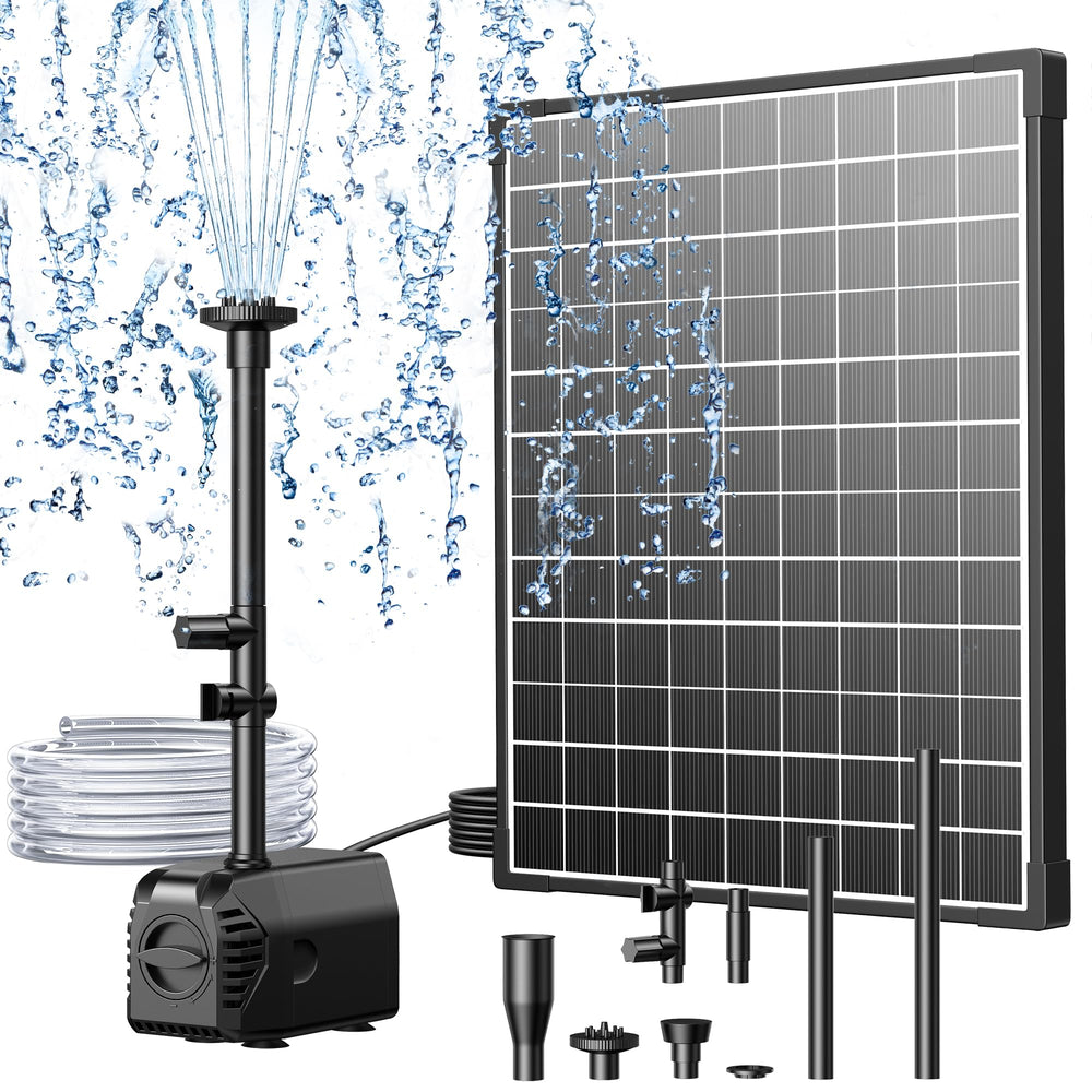 Biling front panel and pump showing full kit benefits and compact design