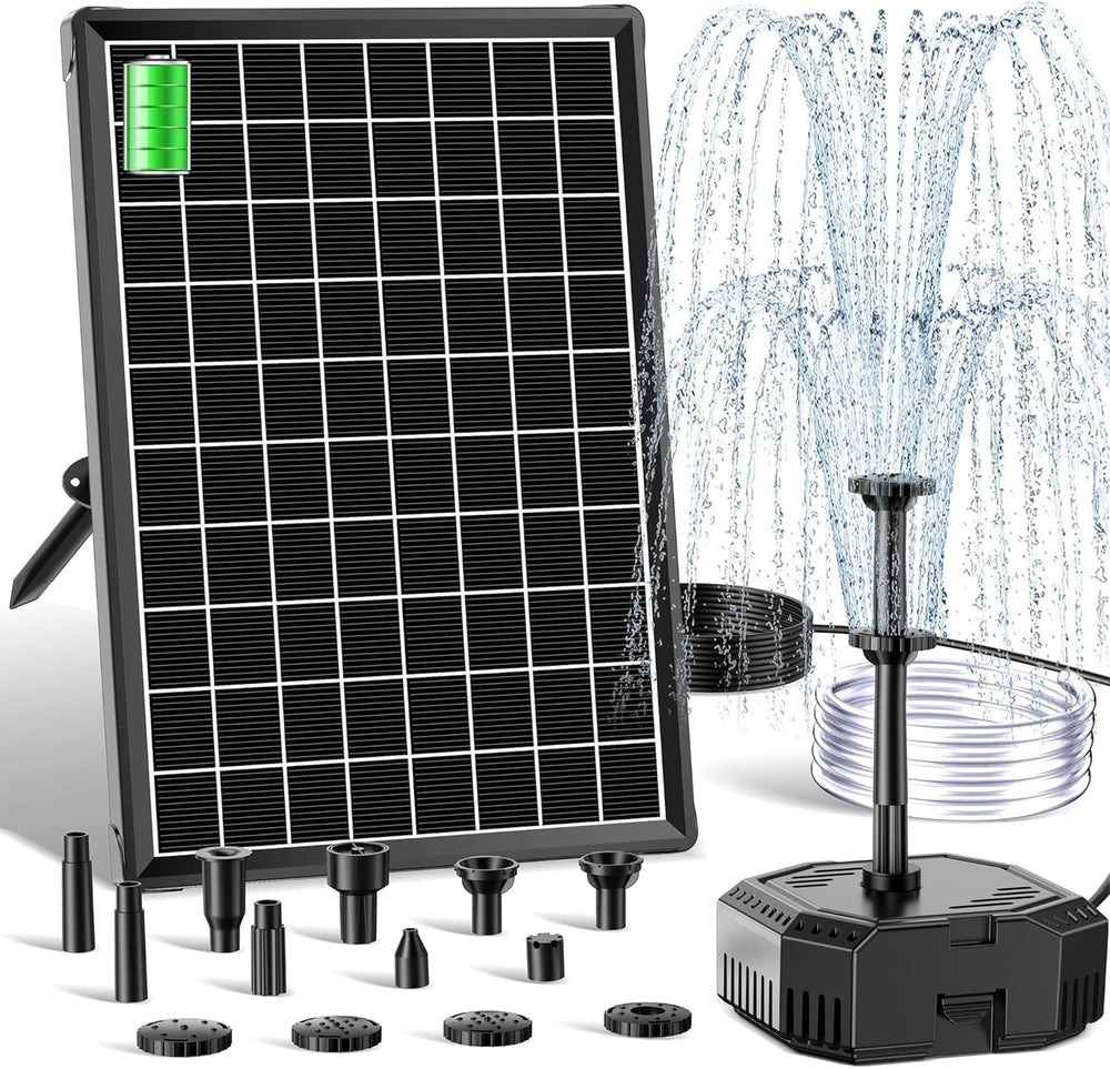 Biling front view showing complete solar pond filter and benefits of compact design