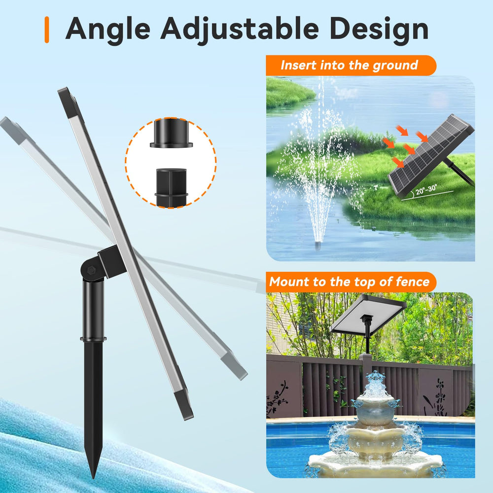 Biling garden lifestyle installation with fountain showing aesthetic and aeration benefits