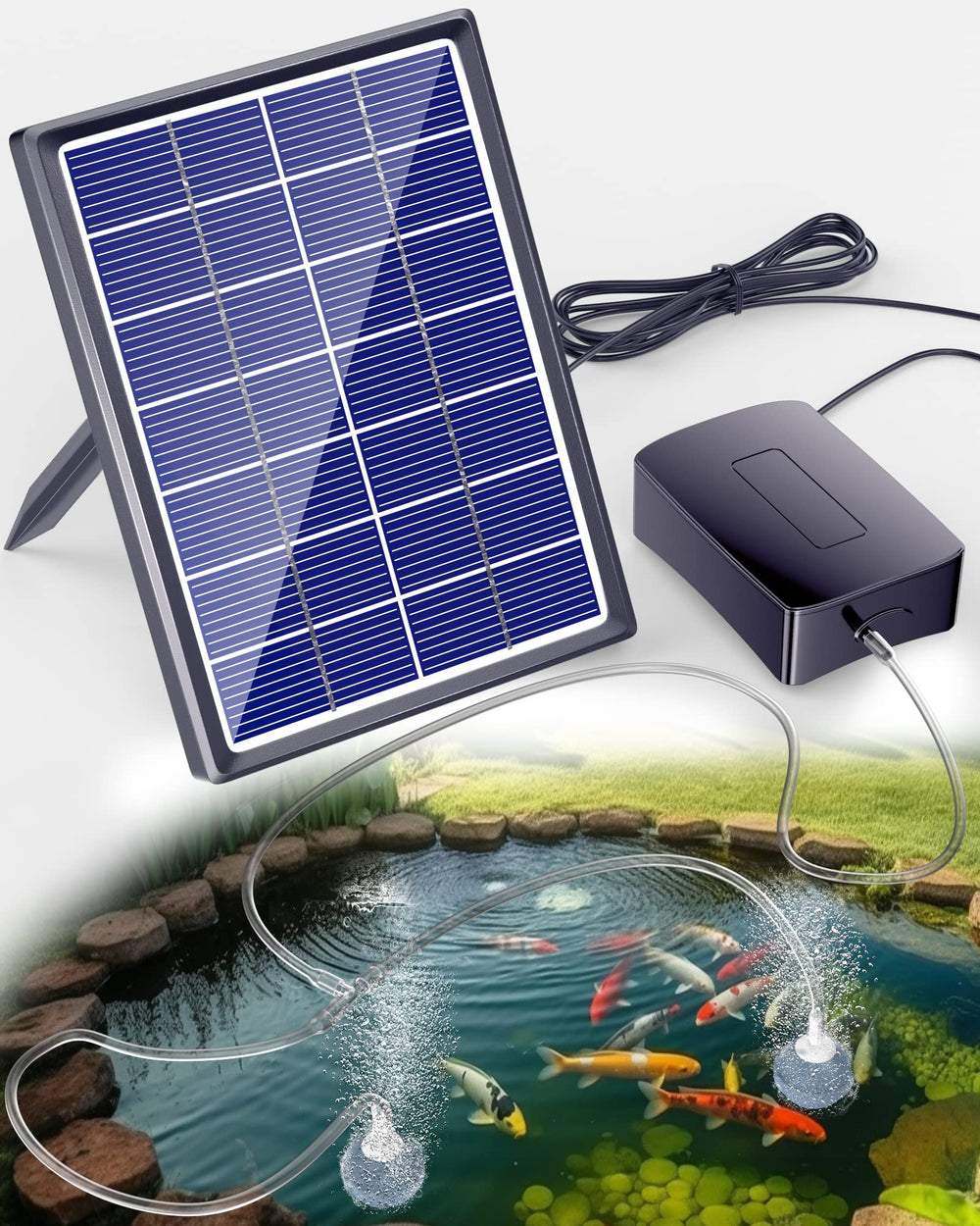 Biling solar panel front view showing durable glass and higher efficiency