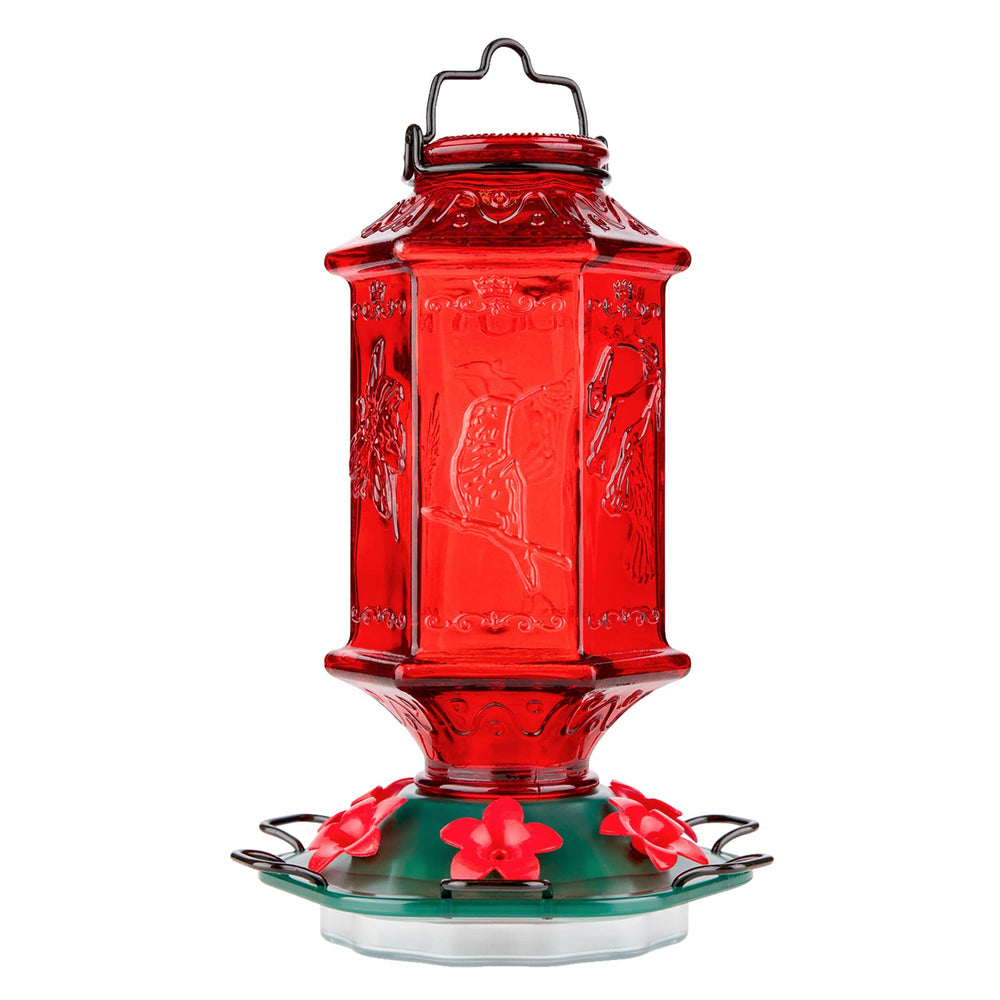 Billion Sky front view lantern feeder showing vintage design and garden appeal