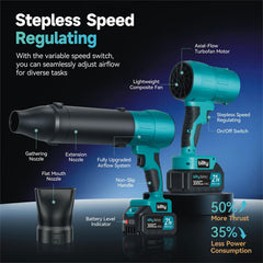 billty twin batteries with LED level indicators for extended runtime