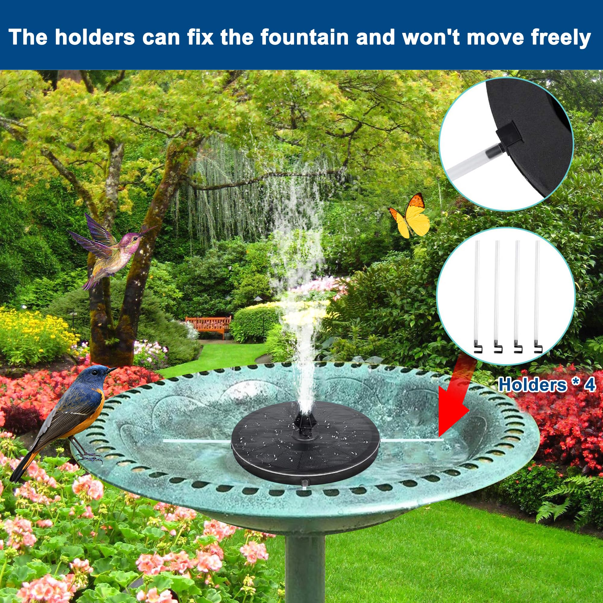 Binager removed pump beside bowl demonstrating easy maintenance and seasonal storage