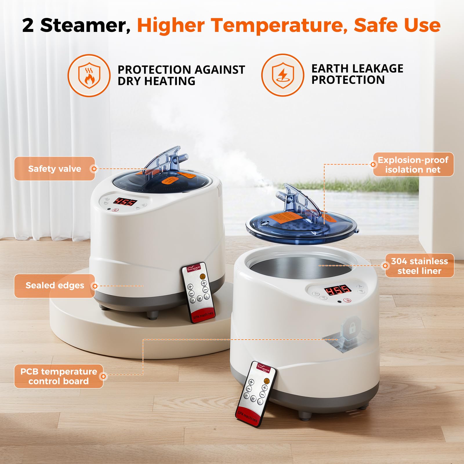 Binecer accessories layout including absorbent pads showing simplified cleanup benefit