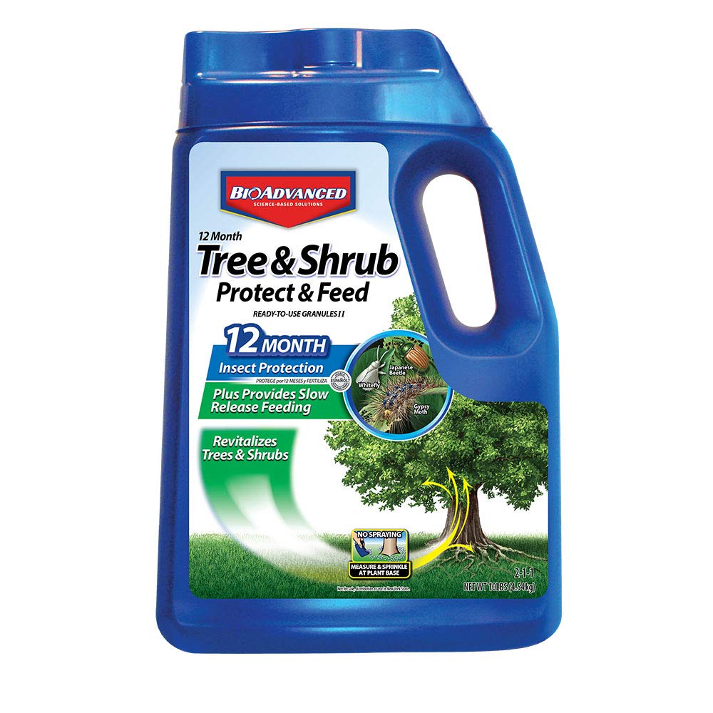 BioAdvanced front packaging showing 10 lb bag and long‑lasting protection benefit