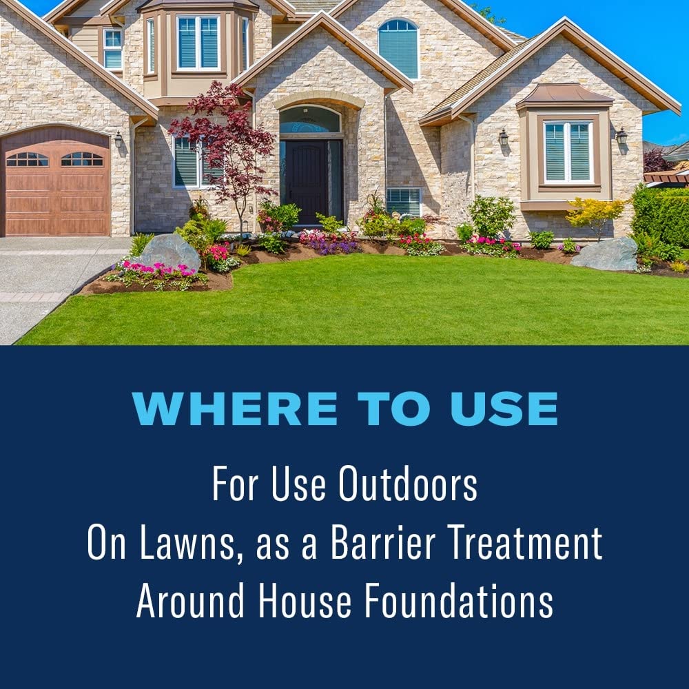 BioAdvanced-treated lawn showing large-area protection across yard