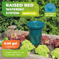 Bio Green insert installed in pot demonstrating consistent root watering
