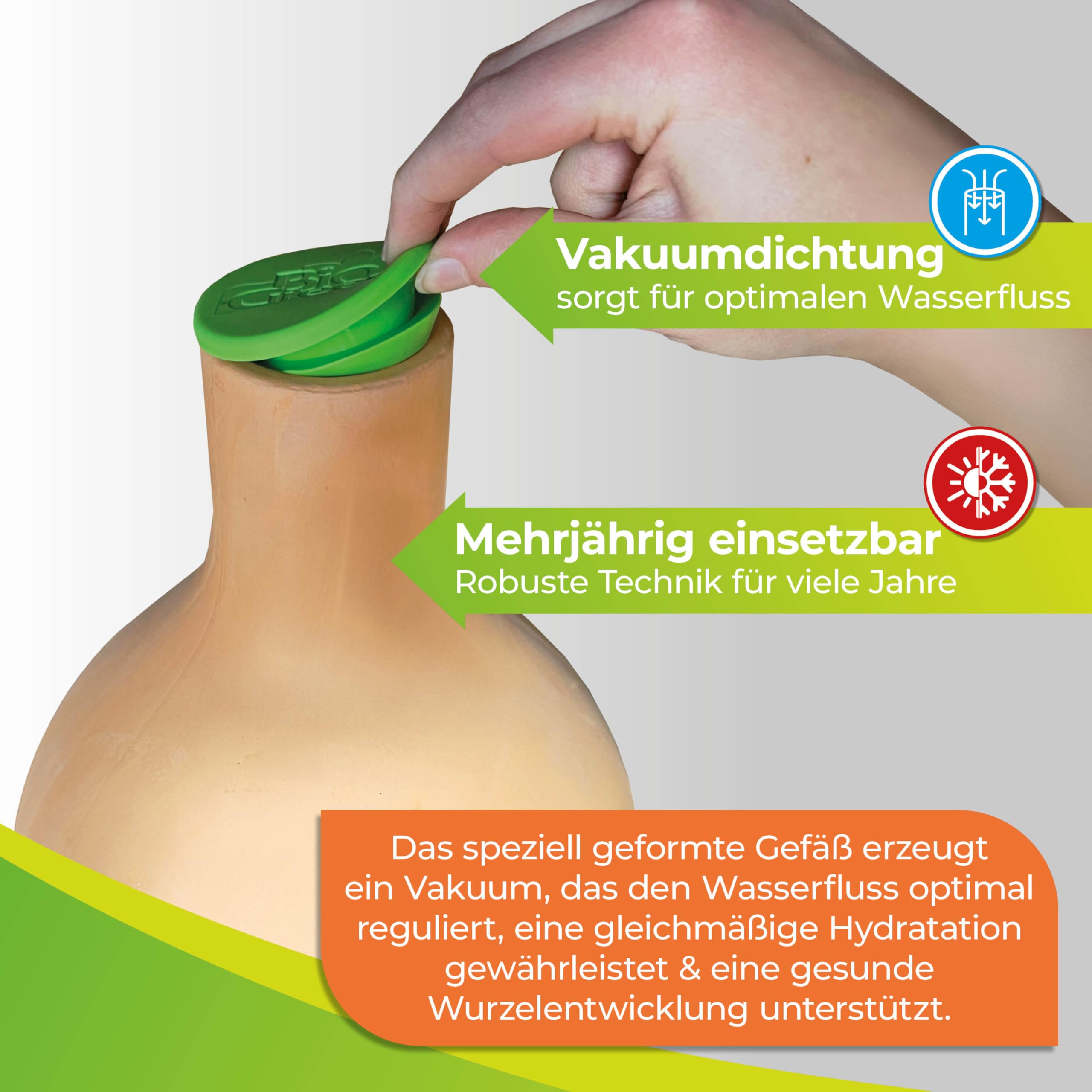 Bio Green vessel being cleaned under tap showing easy maintenance for long-lasting use