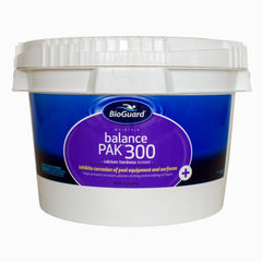 BioGuard product front label showing 12 lb container and clear dosing benefit