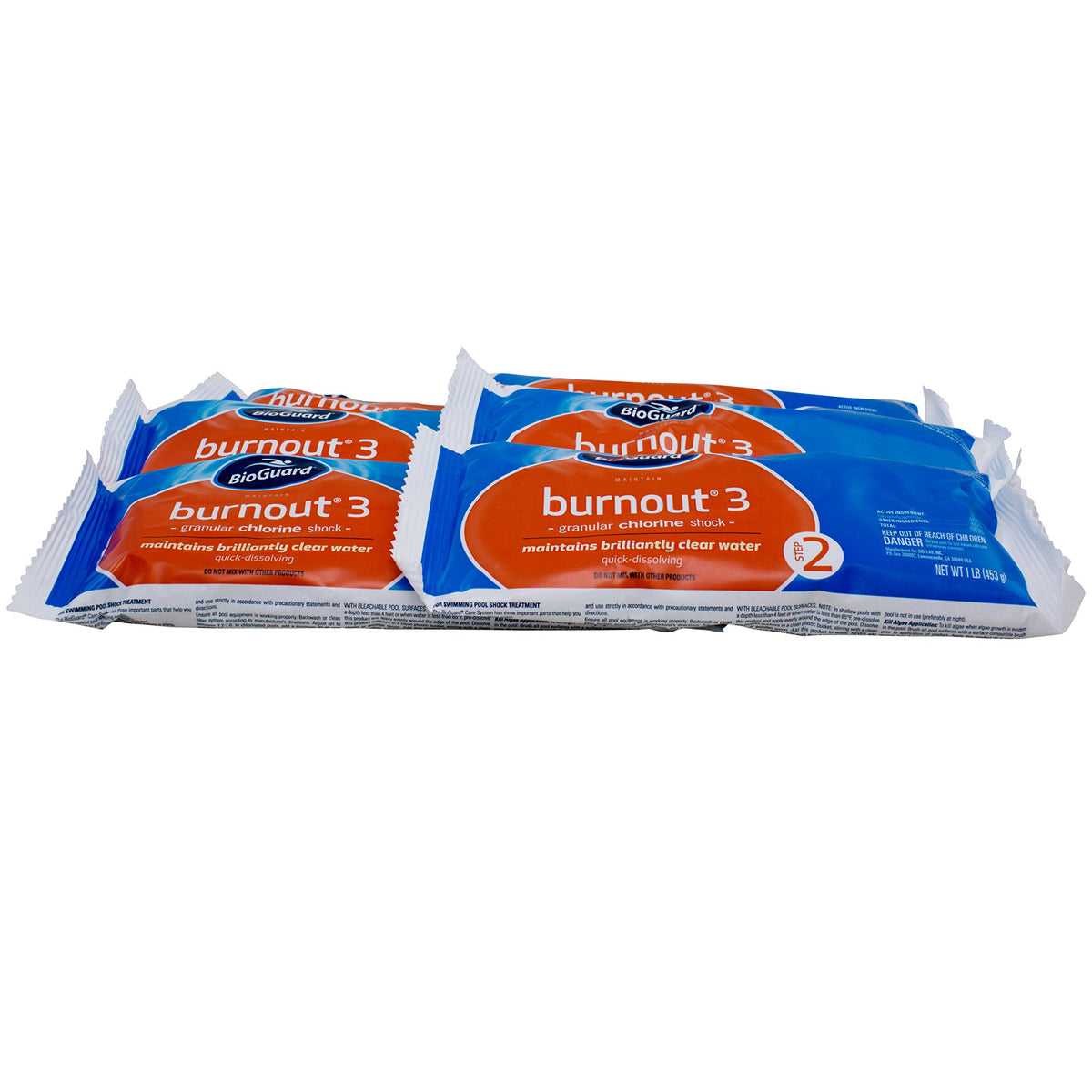 BioGuard Burnout 3 front pouch showing label and fast-dissolving benefit