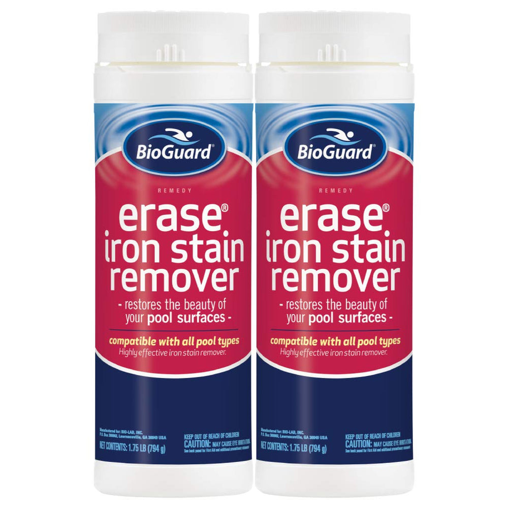 BioGuard Erase front packaging showing product and two-pack convenience